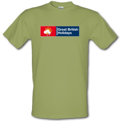Great British Holidays male t-shirt.