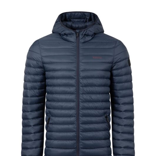 Weird Fish Flete Lightweight Showerproof Padded Hooded Jacket Navy Size 2XL