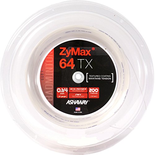 Ashaway ZyMax 64 TX Badminton String - 200m Reel