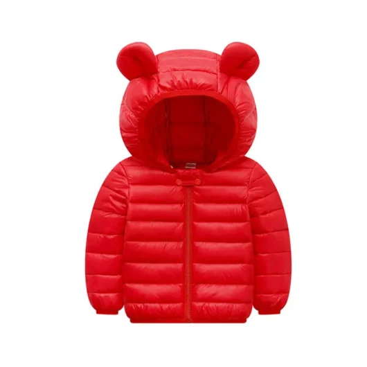 Baby/Toddler Clothes 3D Ear Design Hooded Cotton-Padded Jacket