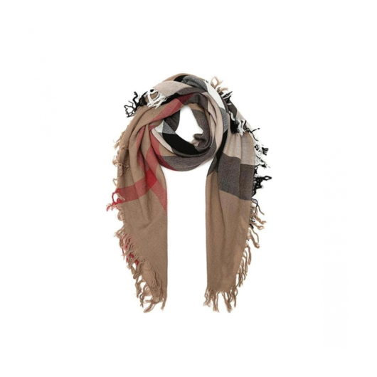 Burberry - Wool Check Print Scarf