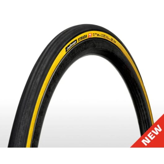 Challenge Strada Pro Handmade Clincher TLR Tyre - Tan700 x 32