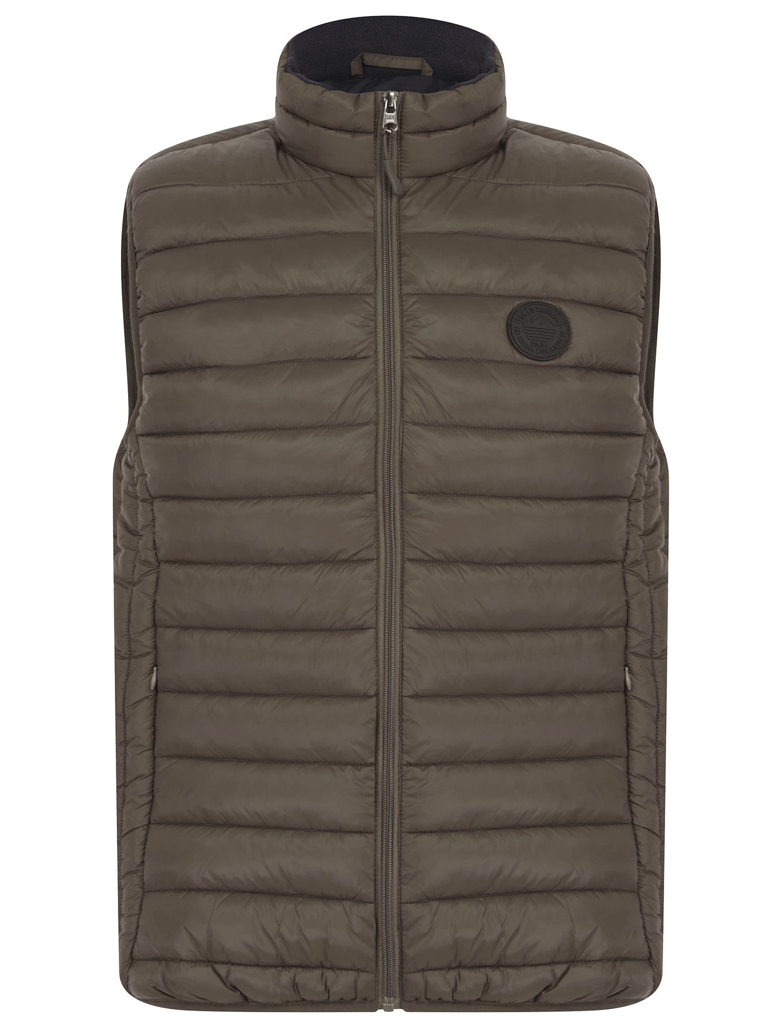 Coats / Jackets Mentari Quilted Puffer Gilet with Fleece Lined Collar in Khaki / M - Tokyo Laundry