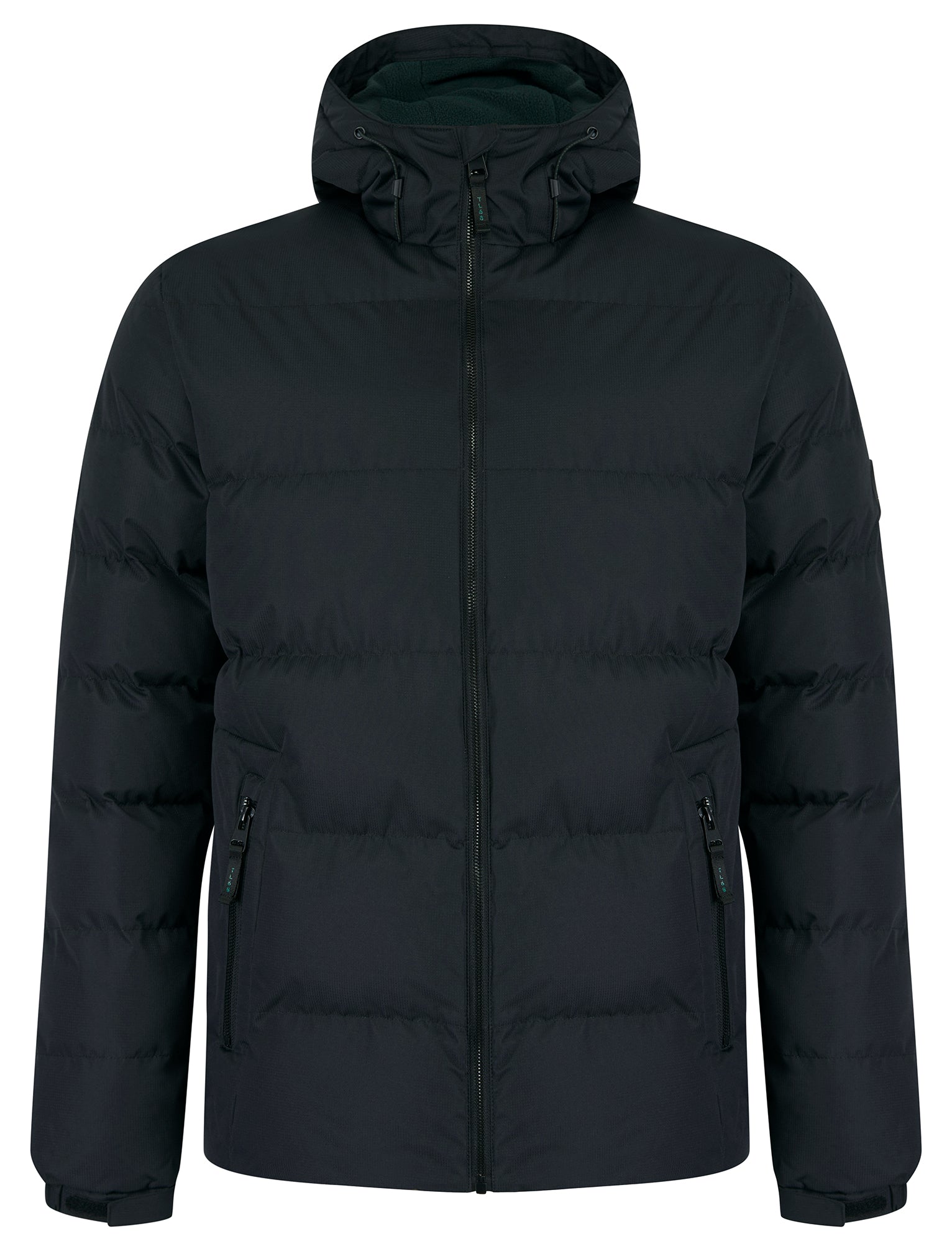 Coats / Jackets Takato Micro-Fleece Lined Quilted Puffer Jacket with Hood in Jet Black / L - Tokyo Laundry