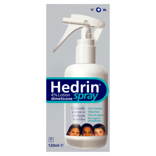 Hedrin 4% Lotion Spray 120ml