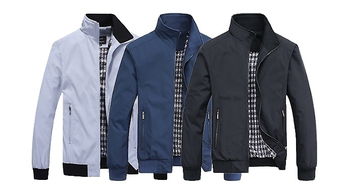 Men's Harrington Jacket - 7 Colours & 7 Sizes