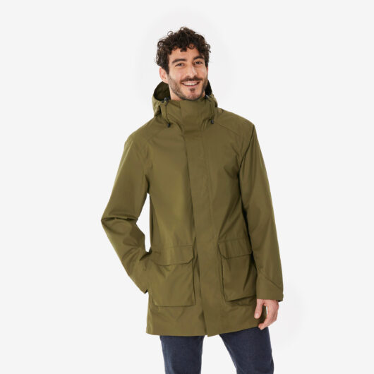 Men's Waterproof Hiking Jacket - Nh500 - Long