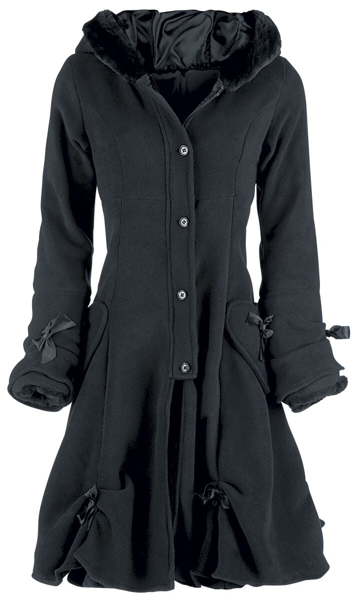 Poizen Industries Winter Coat - Alice Coat - 3XL to 4XL - for Women - black