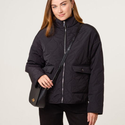 Quilted Jacket - 10/12 / BLACK