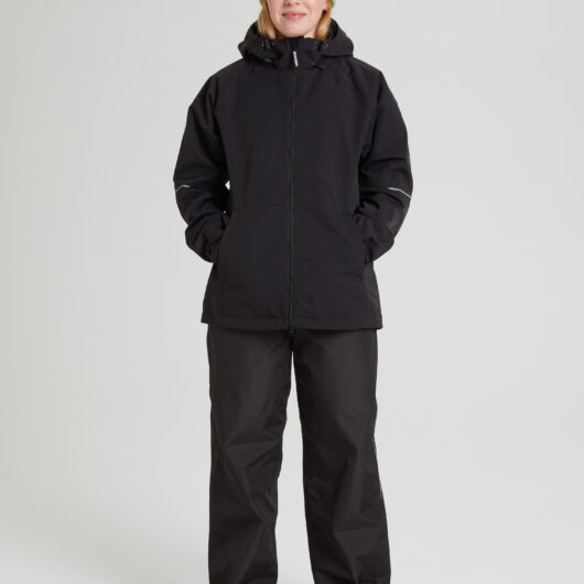 Stormy, waterproof shell jacket for adult