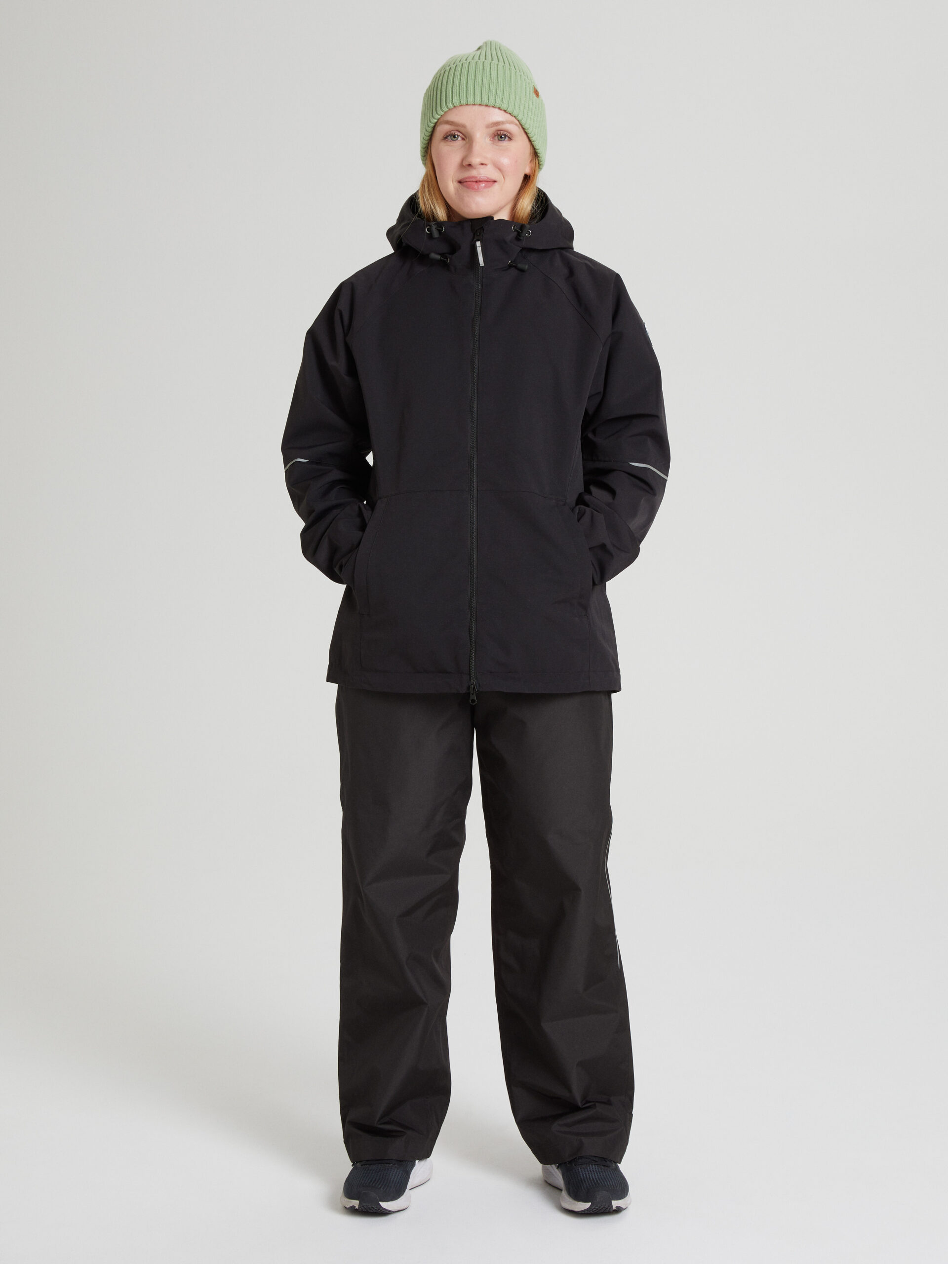 Stormy, waterproof shell jacket for adult