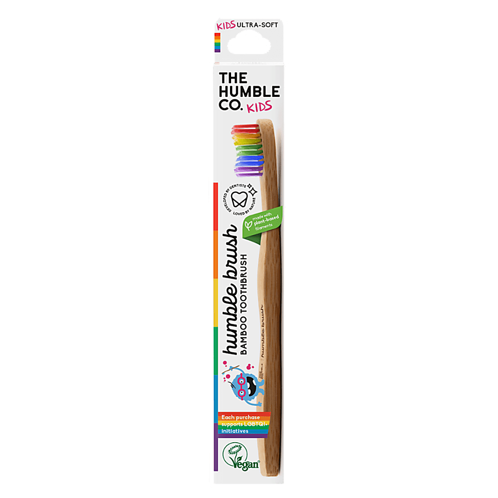 The Humble Co. Bamboo Toothbrush Kids Ultra Soft - Rainbow