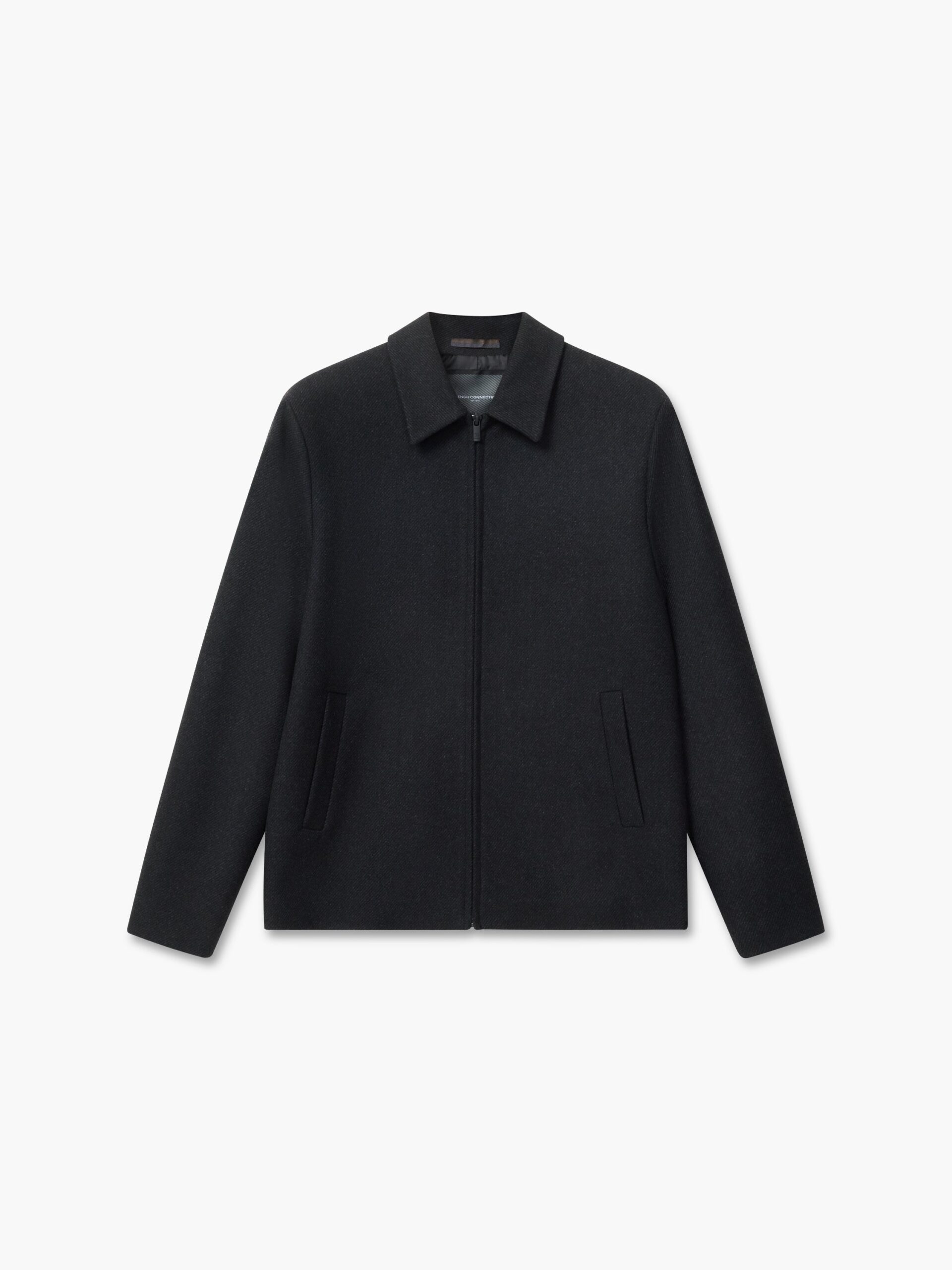 Twill Smart Bomber Jacket Mid Grey