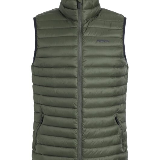 Weird Fish Langtree Lightweight Showerproof Padded Gilet Deep Lichen Green Size L