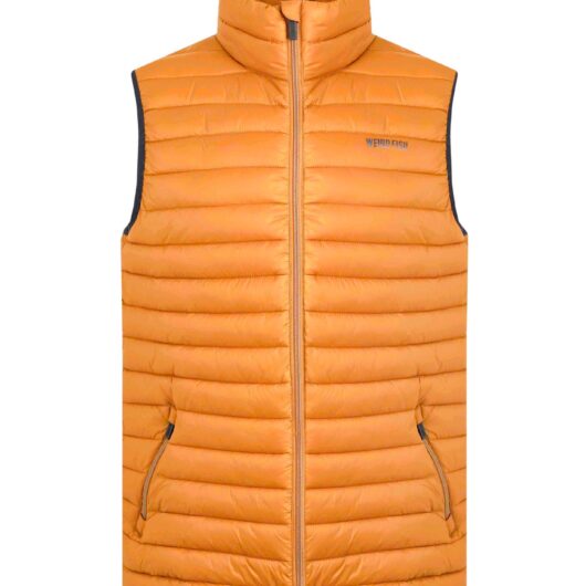 Weird Fish Langtree Lightweight Showerproof Padded Gilet Desert Sunset Size M