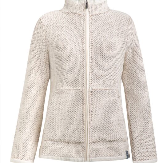 Weird Fish Sontee Full Zip Macaroni Sweatshirt Ecru Size 22